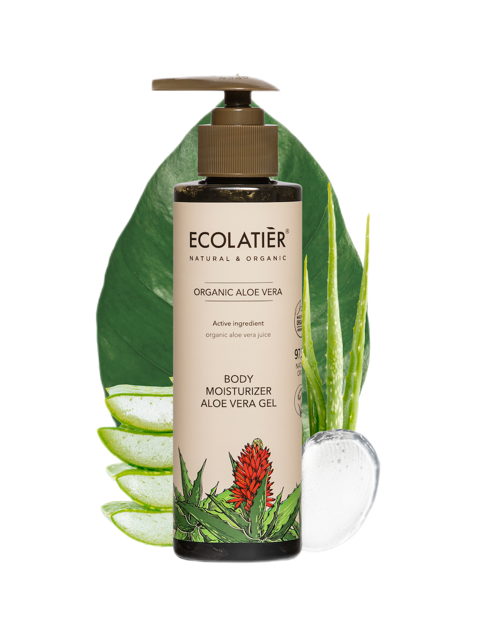 ECOLATIER Hidrantni gel za telo Organic Aloe Vera, 200 ml | VESNA.RS