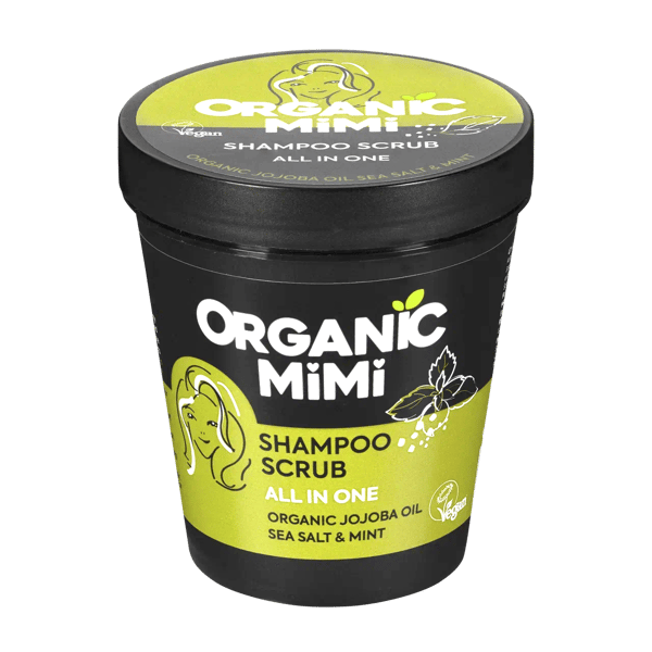 Organic Mimi Piling šampon Morska so & Mint, 280 g | VESNA