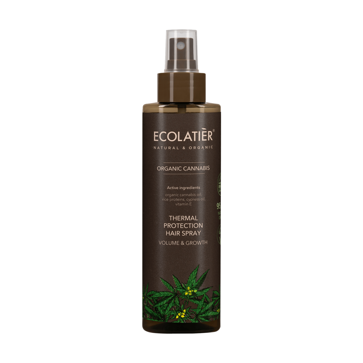 ECOLATIER Sprej za zaštitu kose od toplote Organic Cannabis, 200 ml | VESNA.RS