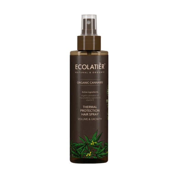 ECOLATIER Sprej za zaštitu kose od toplote Organic Cannabis, 200 ml | VESNA