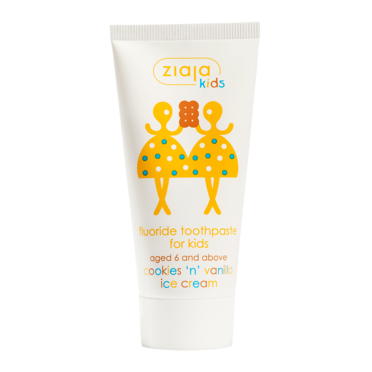 ZIAJA Dečija pasta za zube sa aromom sladoleda od vanile i kolačića, 6+, 50 ml | VESNA.RS