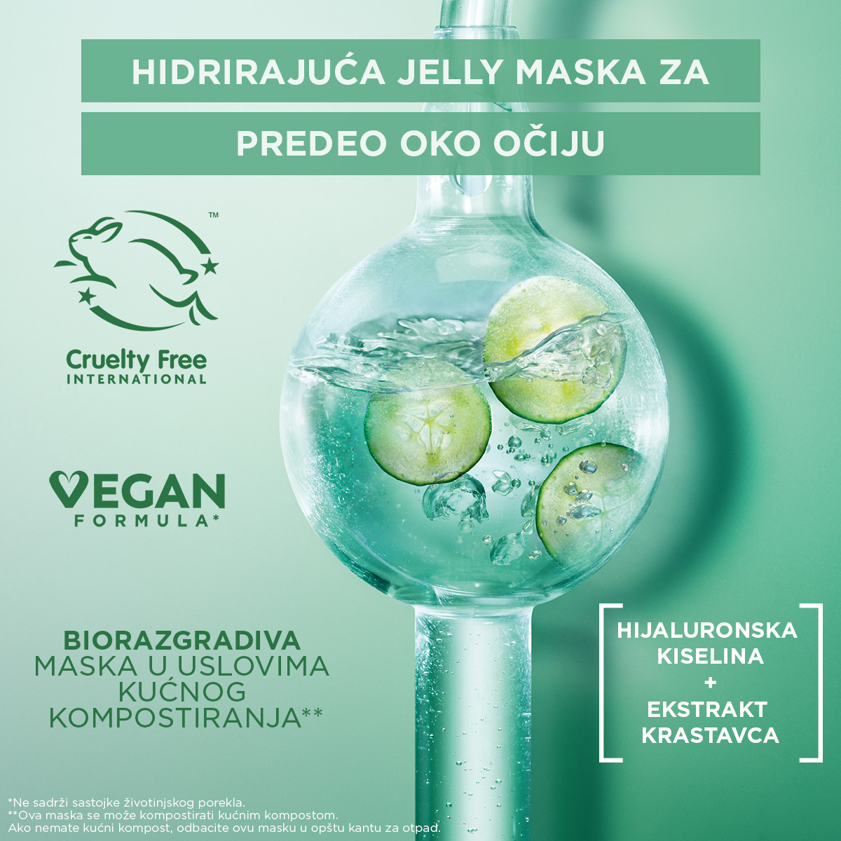 Garnier Skin Naturals Jelly gel-maska za oči sa efektom hlađenja | VESNA.RS