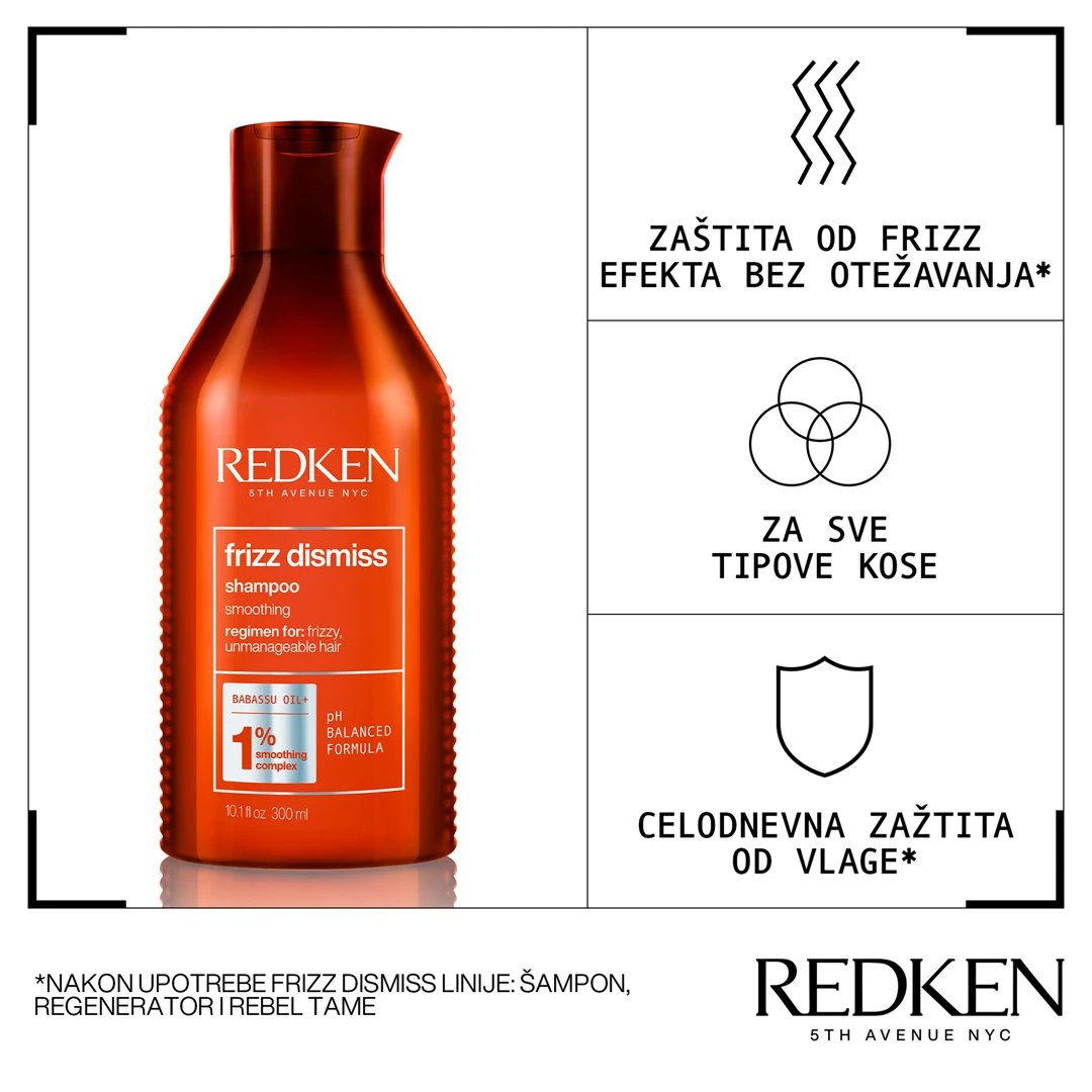 Redken FRIZZ DISMISS šampon, 300 ml | VESNA.RS