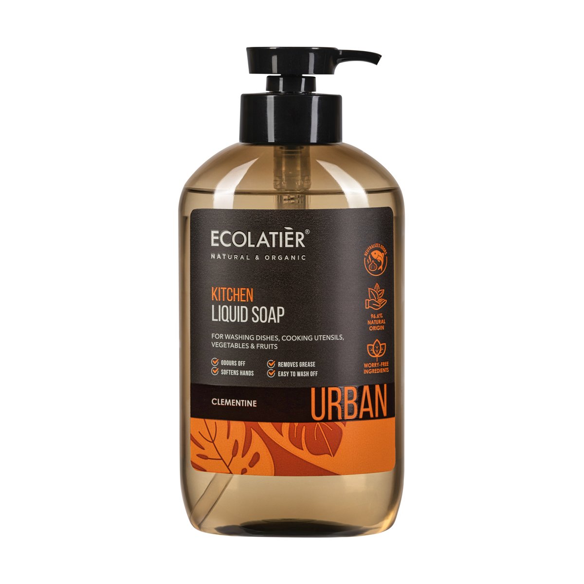 ECOLATIER URBAN Kuhinjski tečni sapun Klementina, 600 ml | VESNA.RS