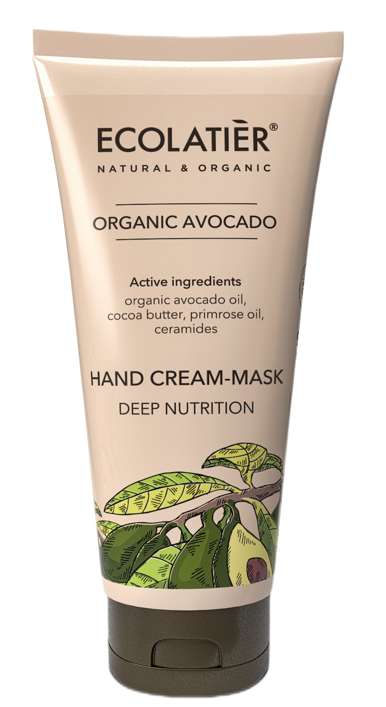 ECOLATIER Krem-maska za ruke Organic Avocado, 100 ml | VESNA.RS