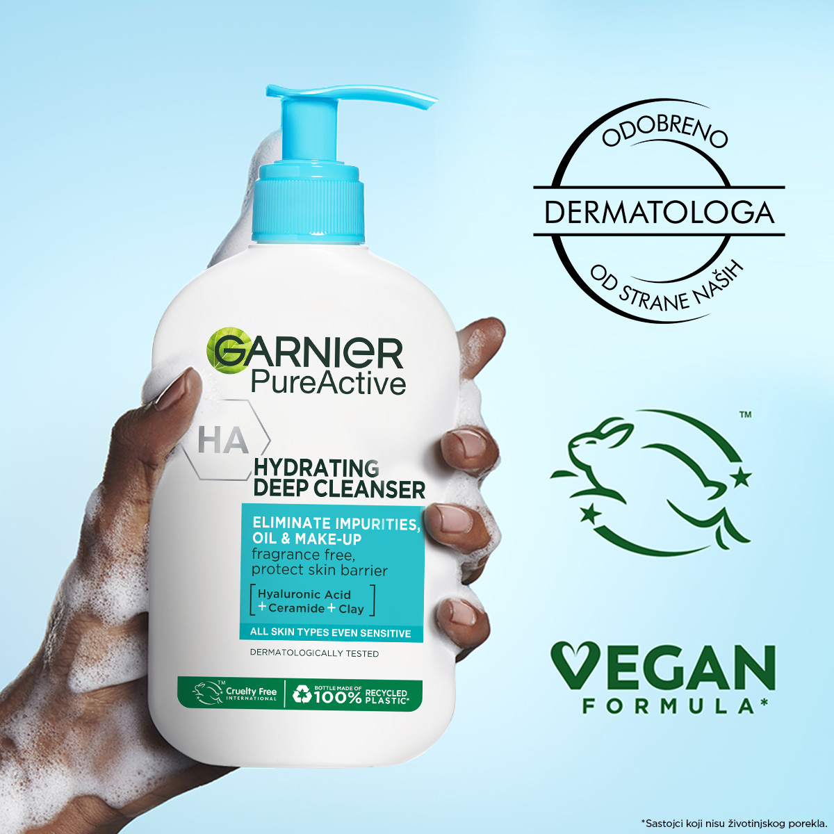 Garnier Pure Active Hydrating Deep Cleanser gel za čišćenje lica, 250 ml | VESNA.RS