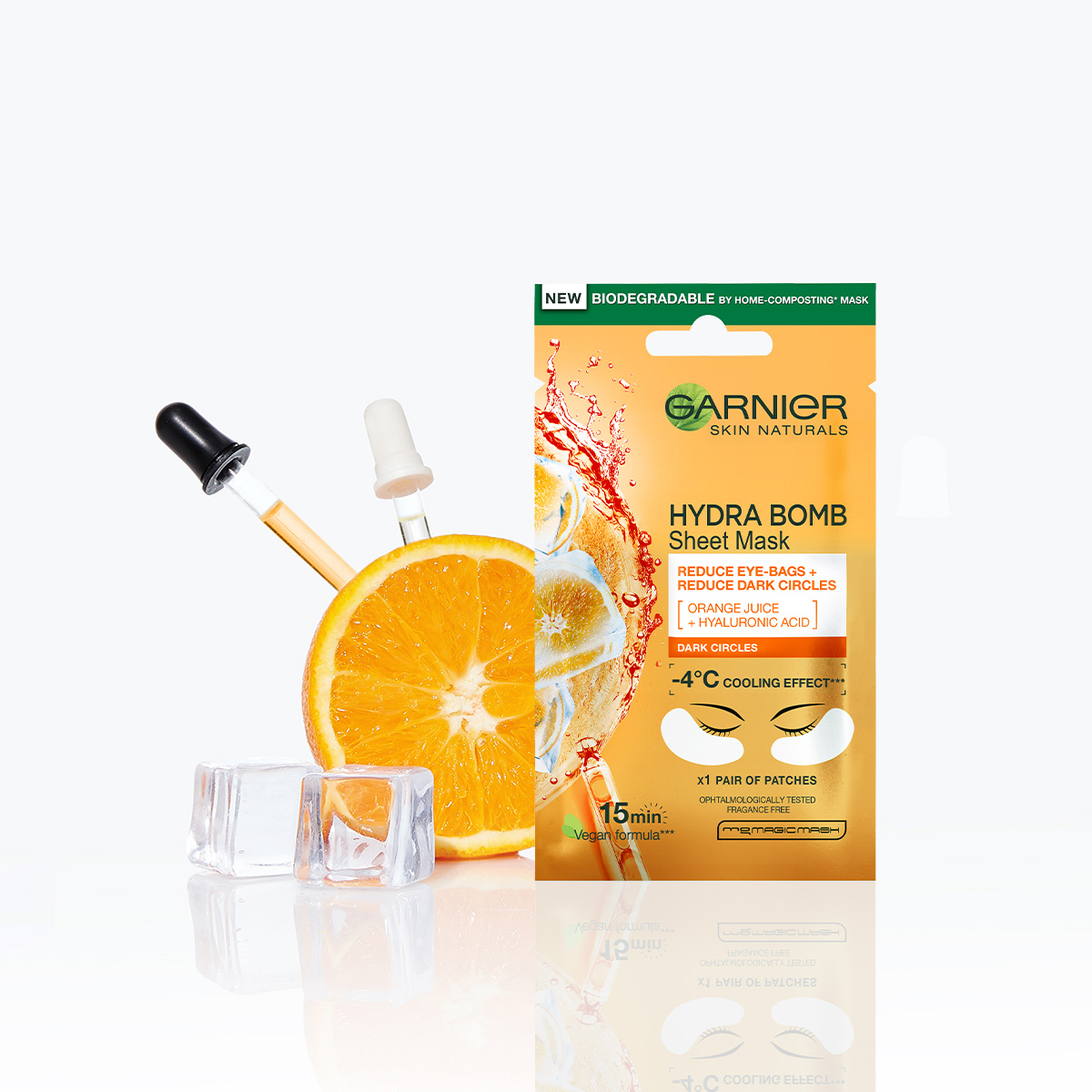 Garnier Skin Naturals Eye Tissue maska za oči protiv tamnih podočnjaka | VESNA.RS