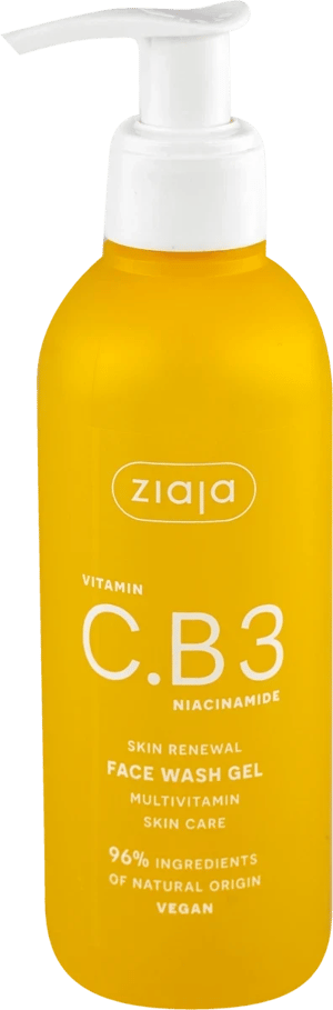 ZIAJA Gel za čišćenje lica VITAMIN C B3 Niacinamid, 190 ml | VESNA