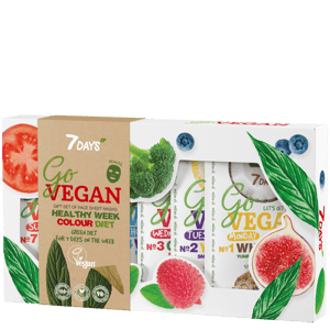 7DAYS Poklon set HEALTHY WEEK COLOR DIET GO VEGAN – 7 maski za lice | VESNA