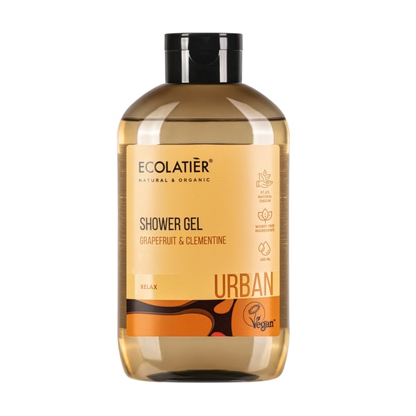 ECOLATIER URBAN Gel za tuširanje Grejpfrut & Klementina, 600 ml | VESNA