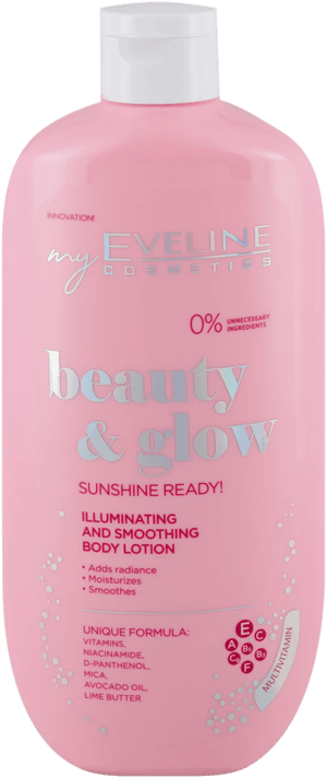 EVELINE Beauty & Glow Losion za telo – Illuminating and Smoothing, 350 ml | VESNA