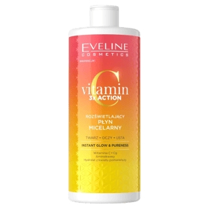 EVELINE Vitamin C 3XAction – Illuminating Micellar Water, 500 ml | VESNA