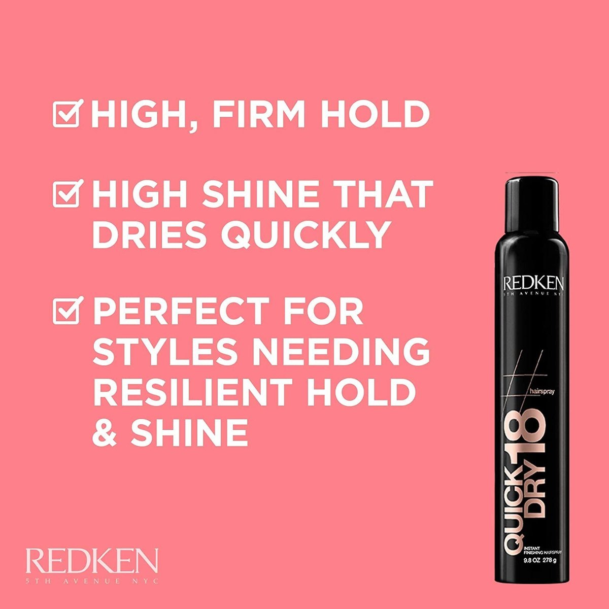 Redken Quick Dry 18 jak lak i dugotrajna kontrola, 400 ml | VESNA.RS