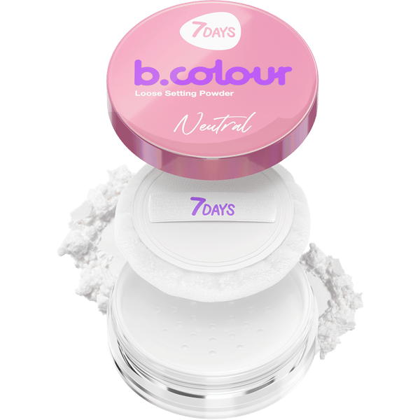 7DAYS B.COLOUR Loose setting puder u prahu / Neutralna nijansa | VESNA