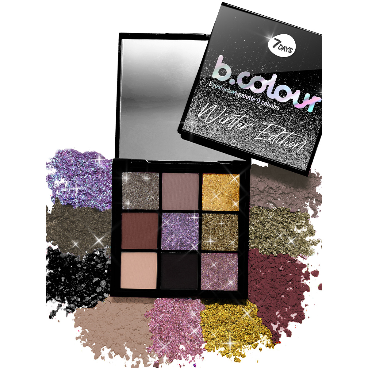 B.COLOUR Paleta senki za oči 9 nijansi