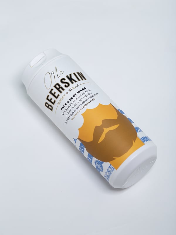 BEERSKIN Gel za lice i telo Mr. BEERSKIN BOOST & RELAX, 440 ml | VESNA