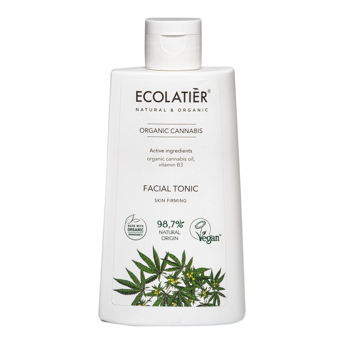ECOLATIER Tonik za lice Organic Cannabis, 250 ml | VESNA.RS