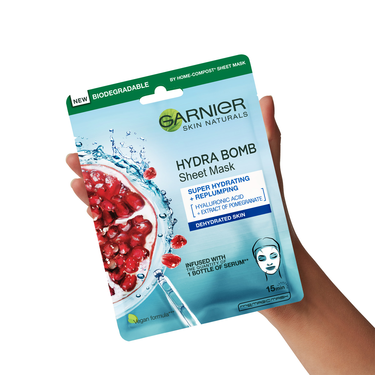 Garnier Skin Naturals Tissue Mask Moisture + Aqua Bomb Maska za lice | VESNA.RS
