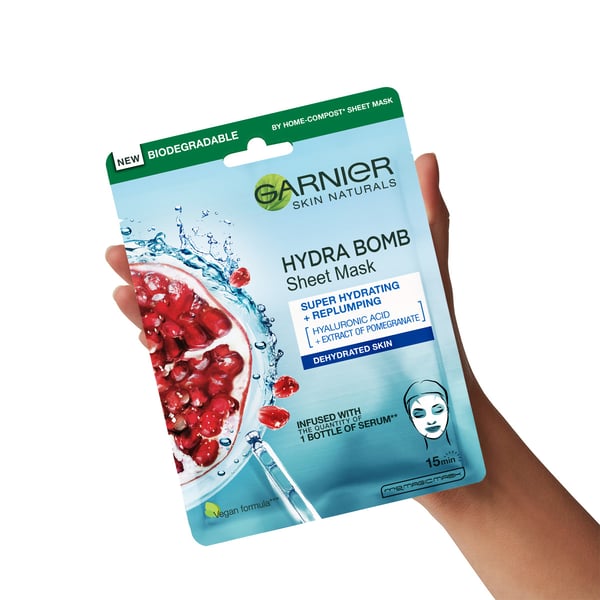 Garnier Skin Naturals Tissue Mask Moisture + Aqua Bomb Maska za lice | VESNA