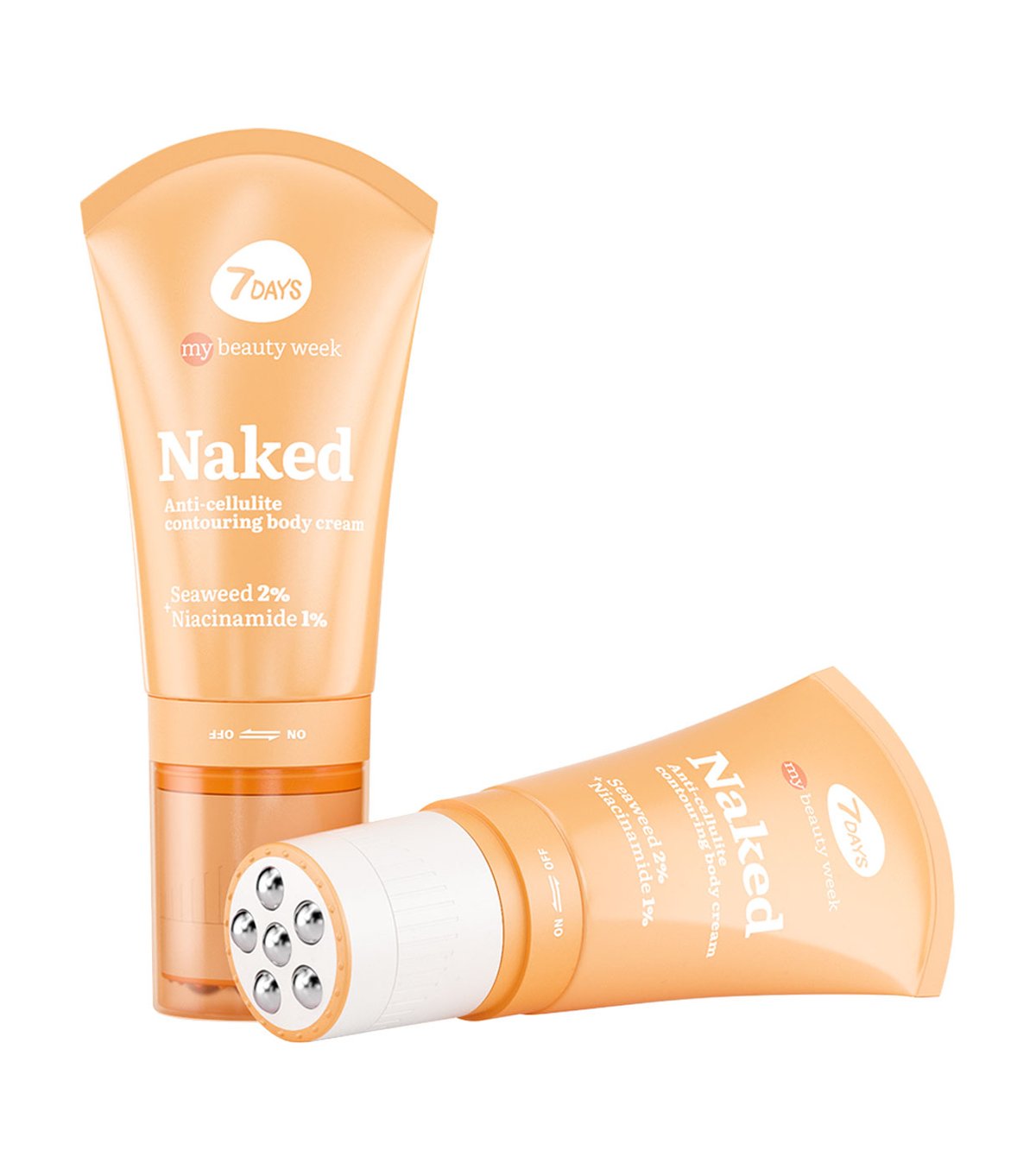 7DAYS MY BEAUTY WEEK NAKED Anti-celulit krema za telo Seaweed 2% + Niacinamide 1%, 130 ml | VESNA.RS