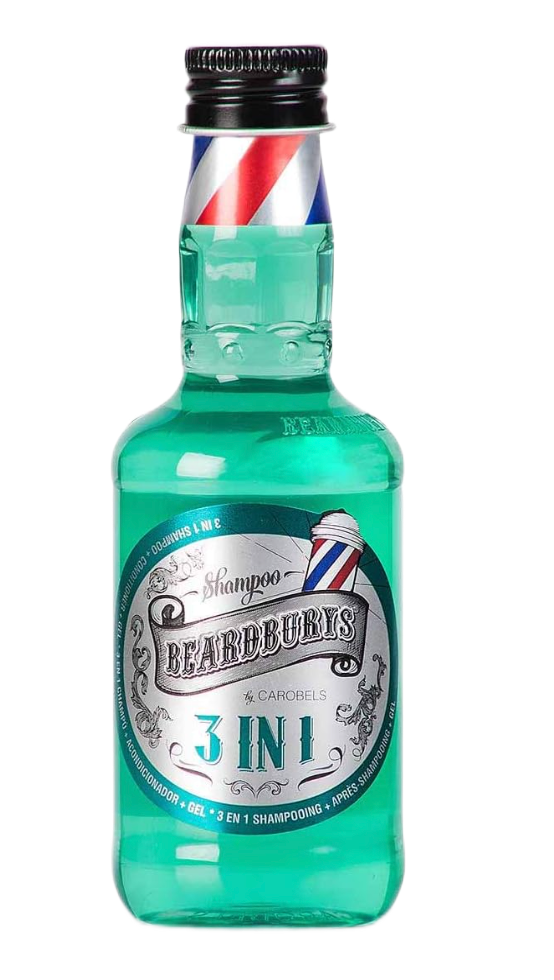 Beardburys Gel 3 in 1 – Šampon, regenerator i gel, 100 ml | VESNA.RS