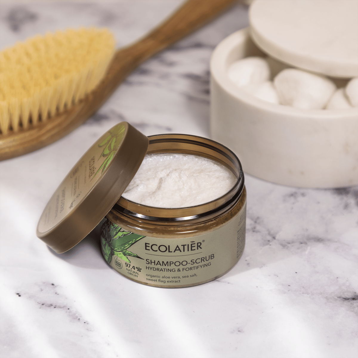 ECOLATIER Šampon-piling Organic Aloe Vera, 300 g | VESNA.RS