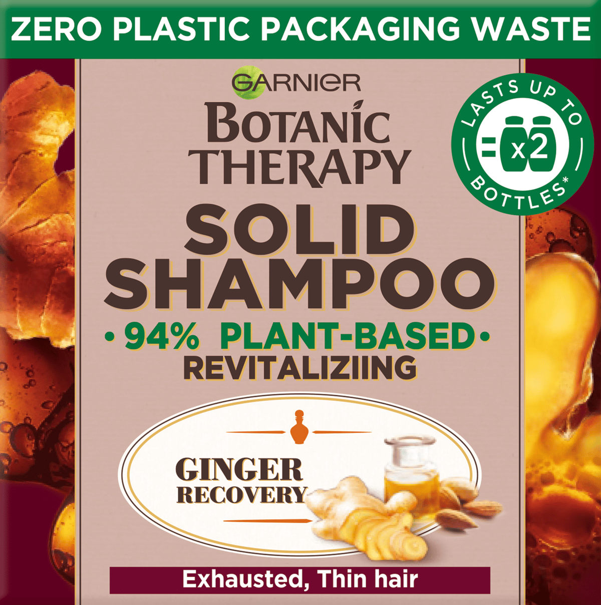 Garnier Botanic Therapy Ginger Recovery čvrsti šampon, 60 gr | VESNA.RS