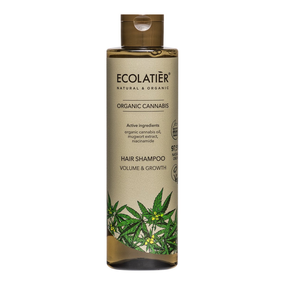 ECOLATIER Šampon za kosu Organic Cannabis, 250 ml | VESNA.RS