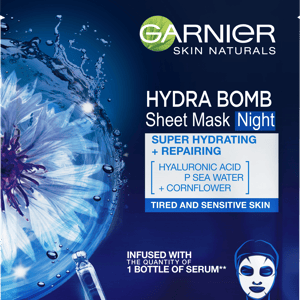 Garnier Skin Naturals Hydra Bomb Tissue Mask Night noćna maska za lice, 32 g | VESNA