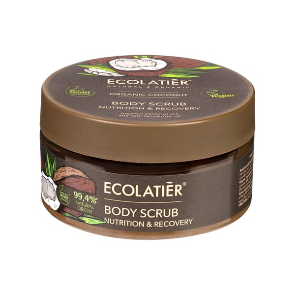 ECOLATIER Piling za telo Organic Coconut, 300 g | VESNA