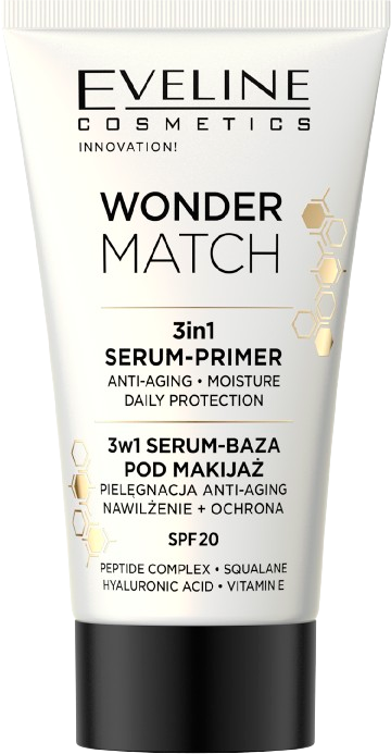 EVELINE Wonder Match 3 in1 Prajmer-Serum, 30 ml | VESNA