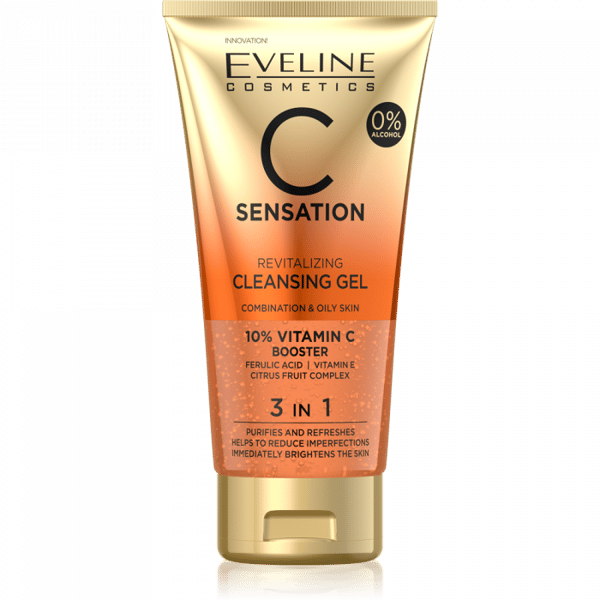 EVELINE Gel za čišćenje lica C Sensation 3–in–1, 150 ml | VESNA