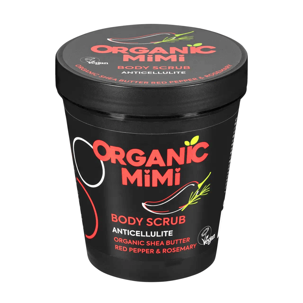Organic Mimi Piling za telo Čili paprika & Ruzmarin, 250 g | VESNA.RS