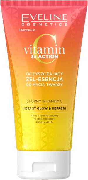 EVELINE Vitamin C 3XAction – Gel za čišćenje lica, 150 ml | VESNA