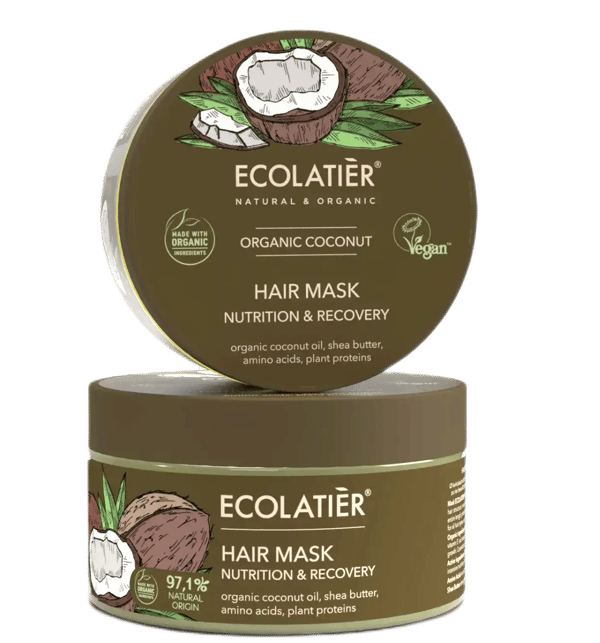 ECOLATIER Maska za kosu Organic Coconut, 250 ml | VESNA