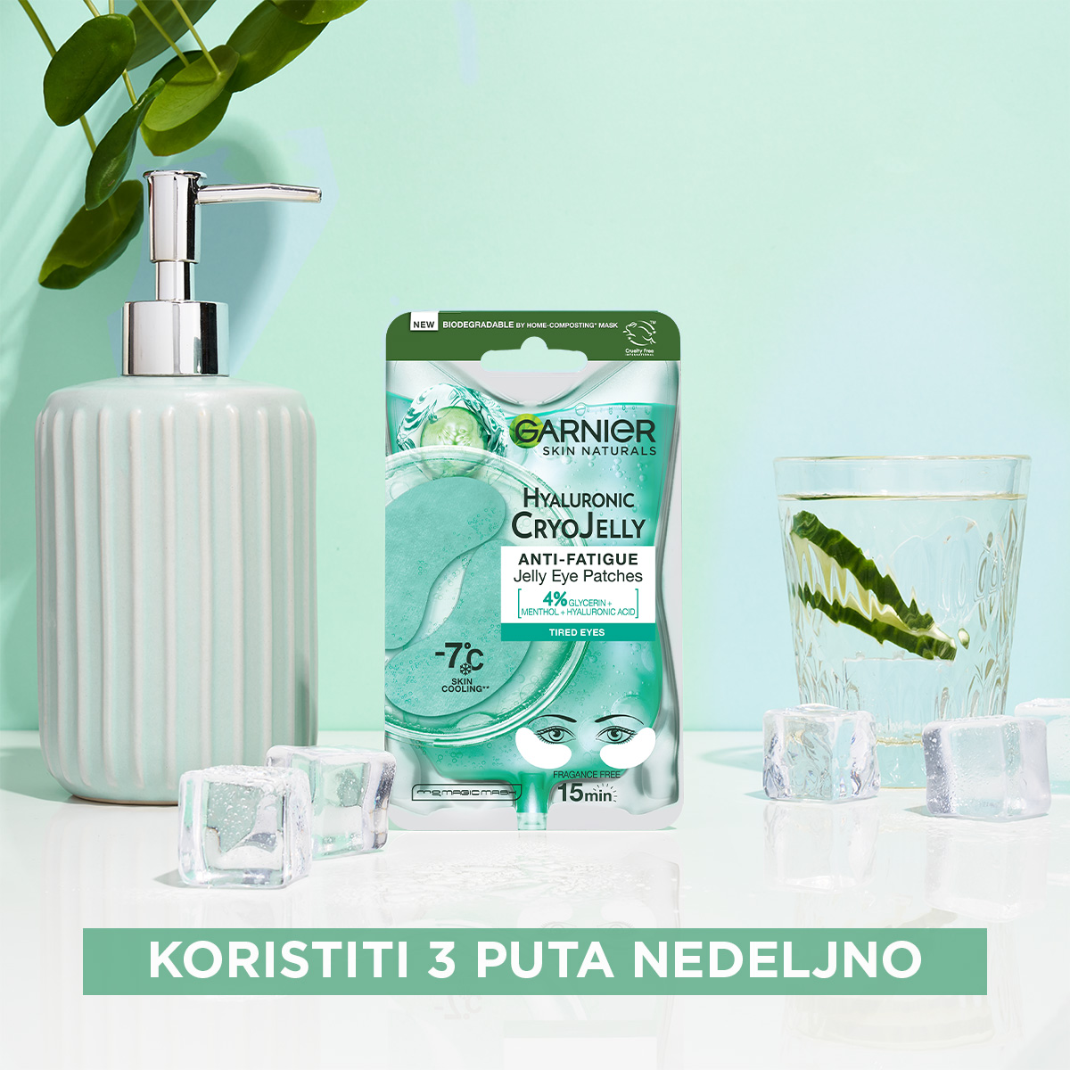 Garnier Skin Naturals Jelly gel-maska za oči sa efektom hlađenja | VESNA.RS