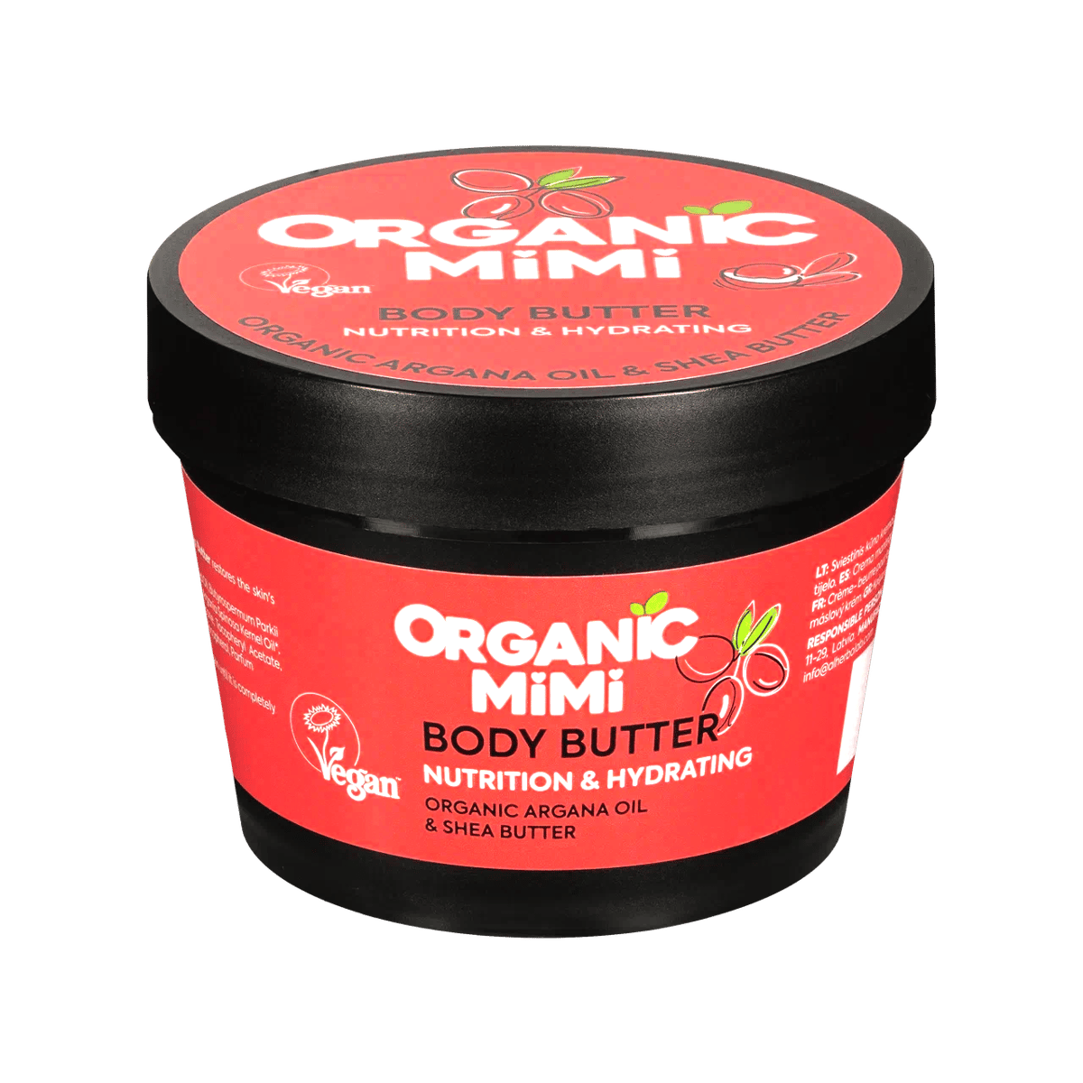 Organic Mimi Puter za telo Argan & Ši, 100 ml | VESNA.RS