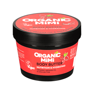 Organic Mimi Puter za telo Argan & Ši, 100 ml | VESNA