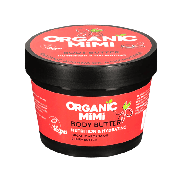 Organic Mimi Puter za telo Argan & Ši, 100 ml | VESNA