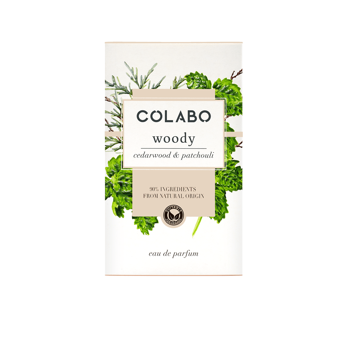 COLABO Toaletna voda WOODY Cedarwood & patchouli, 100 ml | VESNA.RS