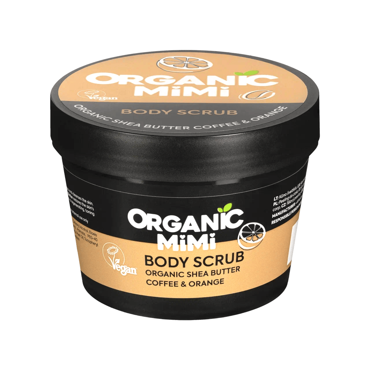 Organic Mimi Piling za telo Kafa & Narandža, 120 g | VESNA.RS