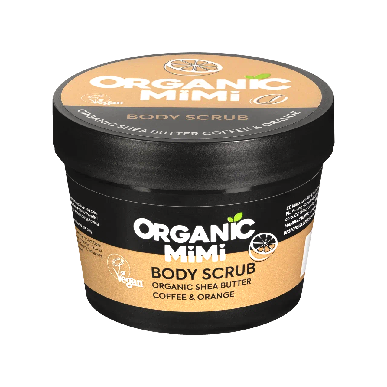 Organic Mimi Piling za telo Kafa & Narandža, 120 g | VESNA.RS