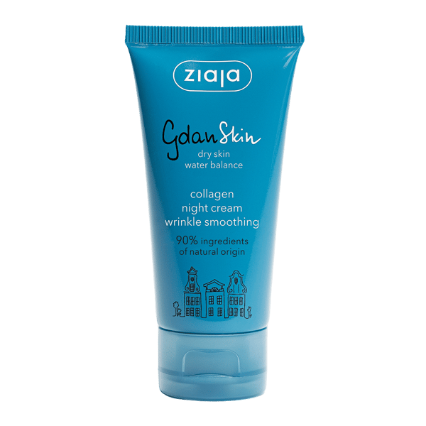 ZIAJA Noćna Krema za lice GdanSkin Collagen, 50 ml | VESNA