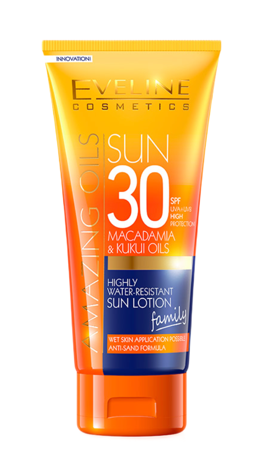 EVELINE Vodootporan losion za sunčanje SPF 30, 200 ml | VESNA