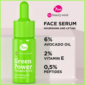 7DAYS Hranjivi serum za lice GREEN POWER VITAMIN E 2%