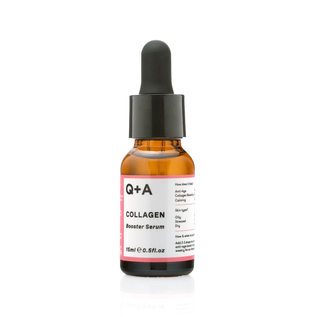 Q+A Booster Collagen Serum za elastičnost kože, 15 ml | VESNA.RS