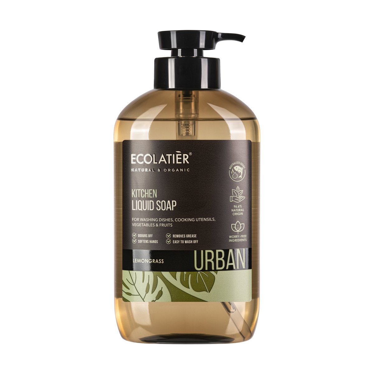 ECOLATIER URBAN Kuhinjski tečni sapun Limunska trava, 600 ml | VESNA.RS