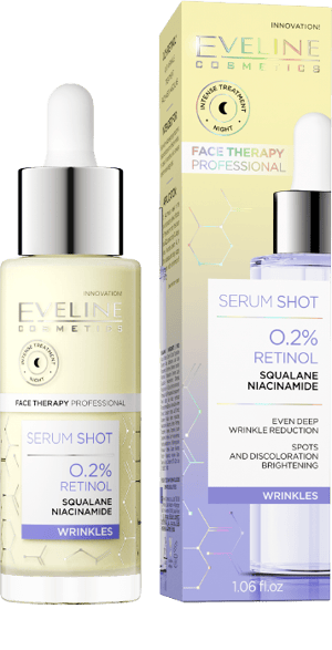 EVELINE Serum za lice protiv bora, Shot 0.2% Retinol, 30 ml | VESNA