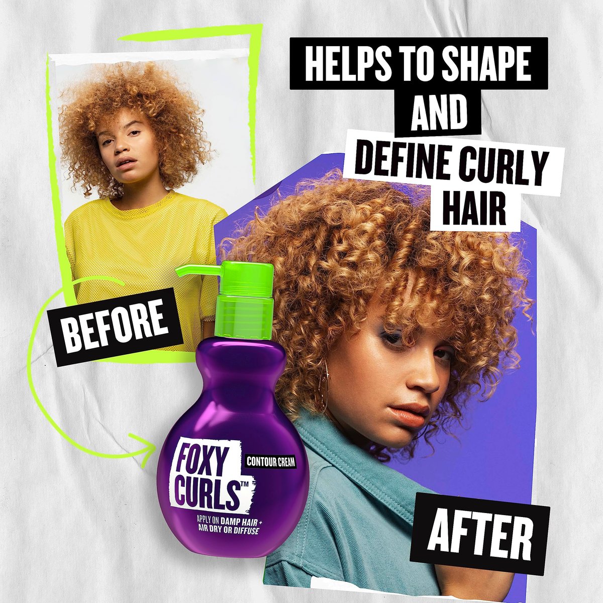 TIGI BED HEAD Krema za kosu FOXY CURLS CONTOUR CRÈME, 200 ml | VESNA.RS