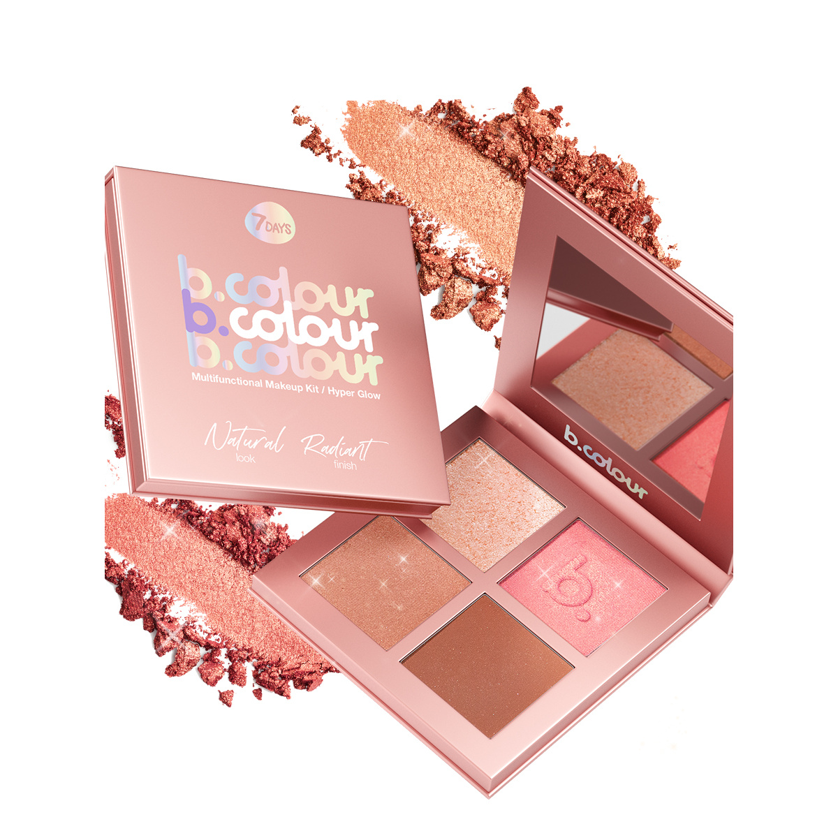 7DAYS B.COLOUR Multifunkcionalni makeup kit / Hyper Glow | VESNA.RS